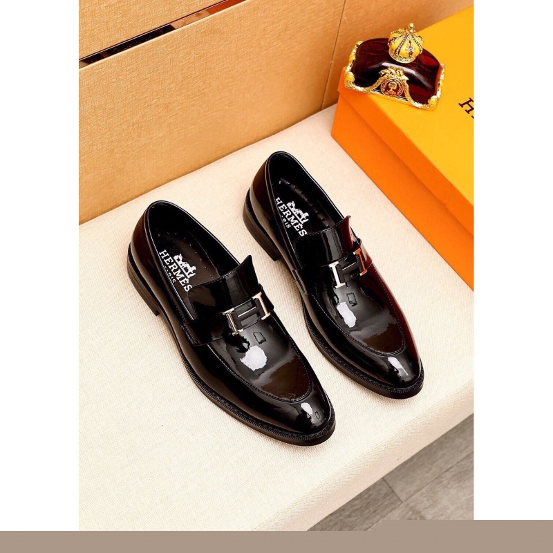 H**mes leather shoes